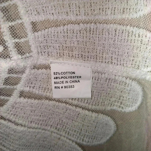 Rebellion Again Women's Boho Lace Kimono Cardigan Size L - Picture 6 of 6